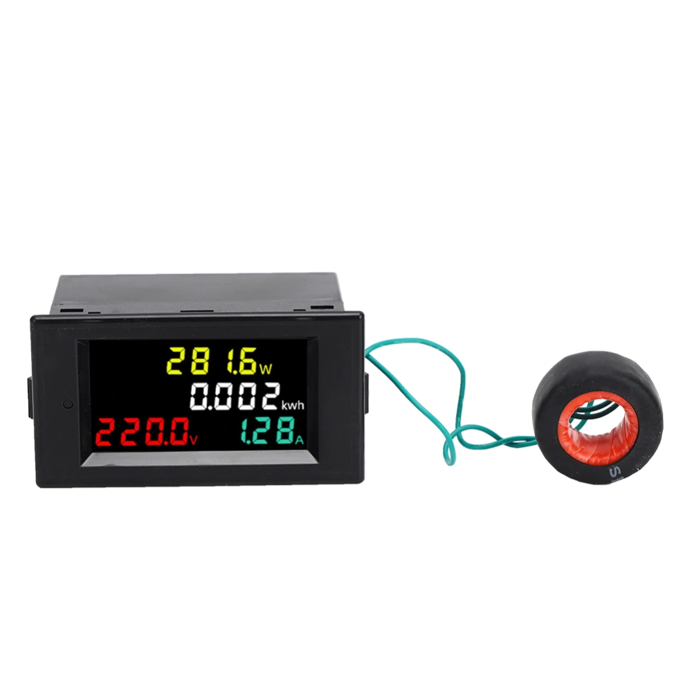 AC LED Power Monitor High Accuracy Multifunctional Digital Voltmeter Current Energy MeterAC220V