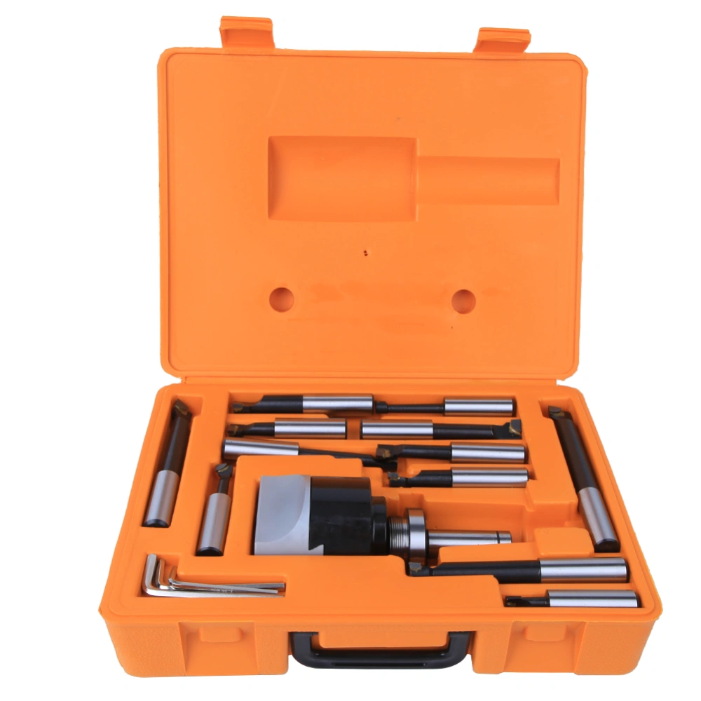 Boring Head Set 40CR CNC Milling Tools Kits C20-F1-18-12PCS 75mm for Horizontal Boring Machine