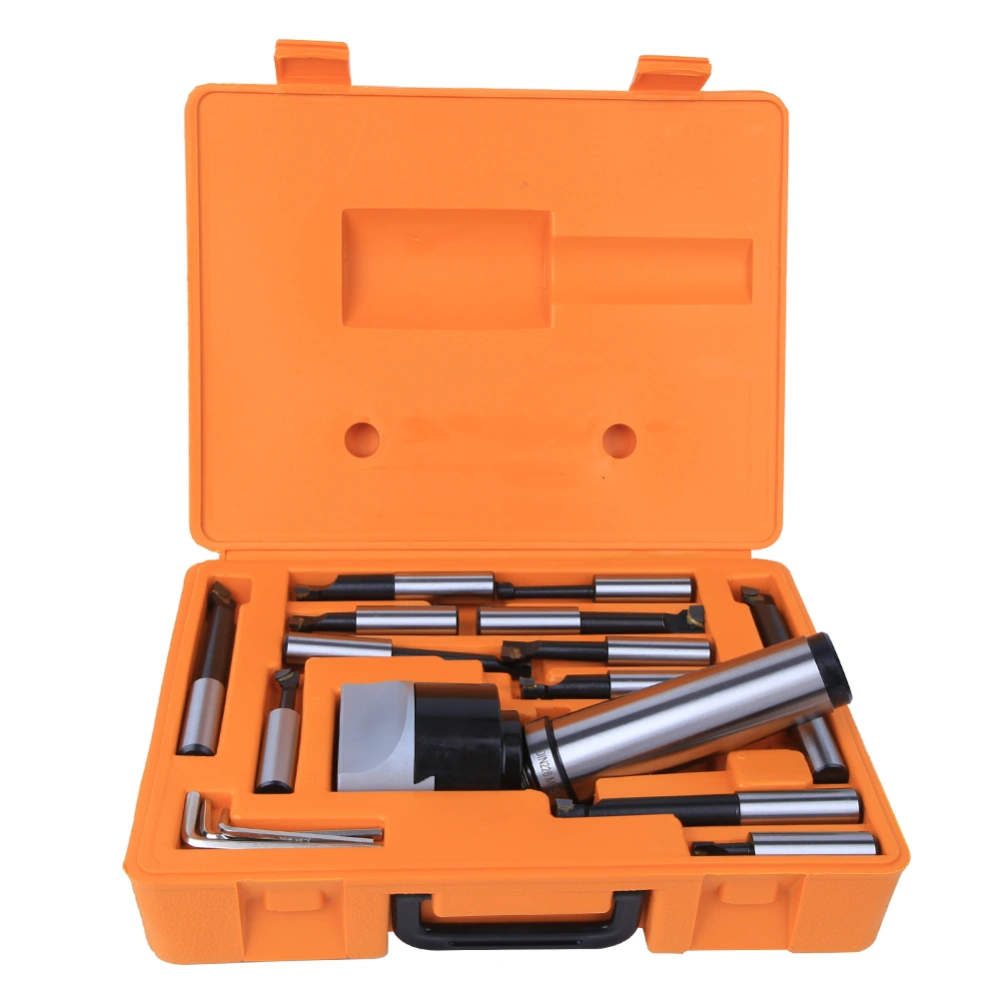 Boring Tool Set High Hardness 40CR CNC Milling Tools Kit Set 75mm with 3Pcs WrenchMT5-F1-18-12PCS