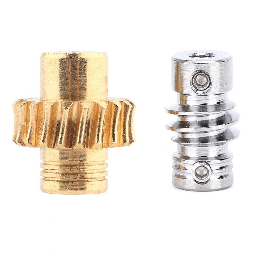 20:1 Worm Gear Wheel Bronze Metal Shaft High Torsion Industrial Robot Parts Replace for 4:1