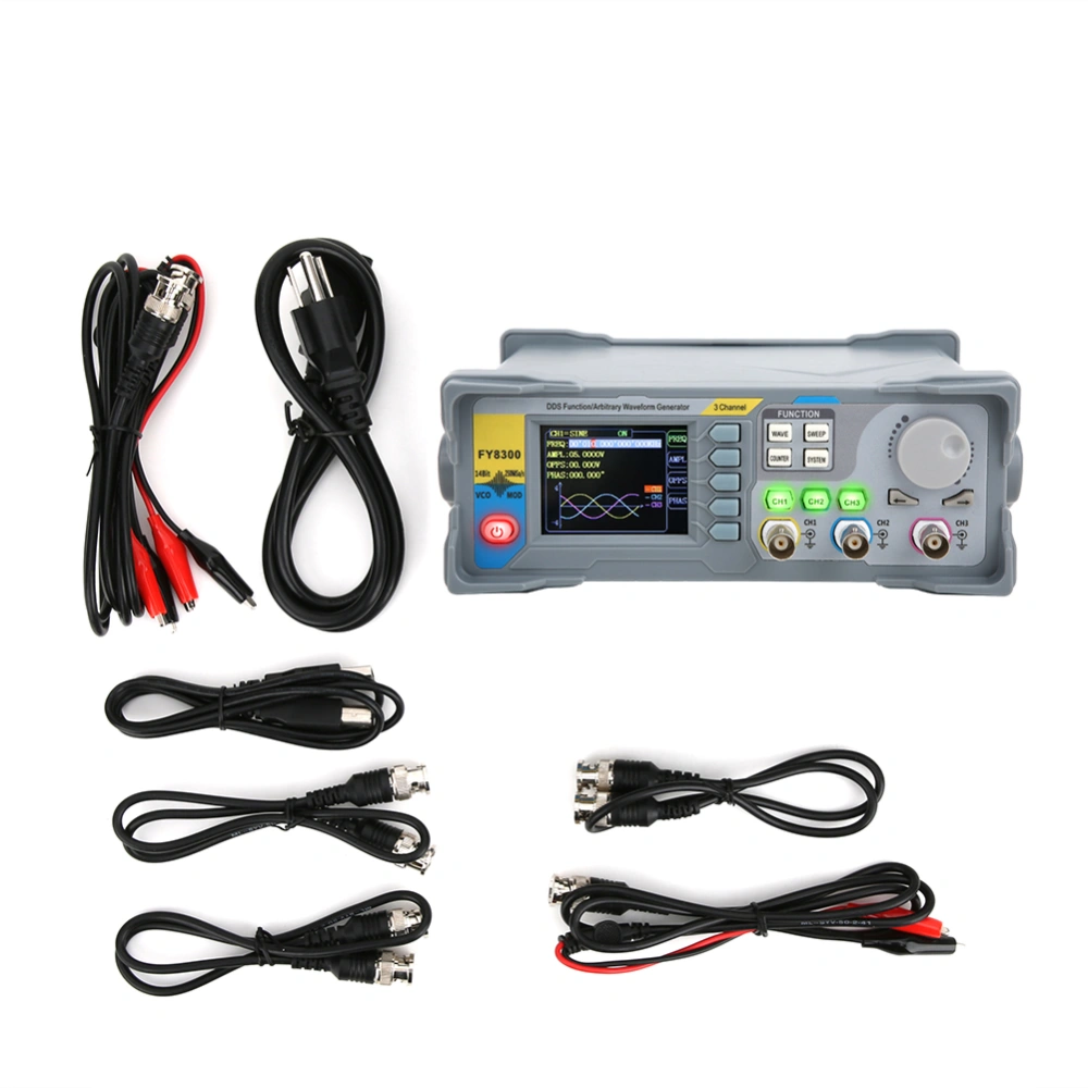 Signal Generator 3-Channel Function/Arbitrary Waveform 4-Channel TTL Level OutputFY8300-30M US Plug 100-240V