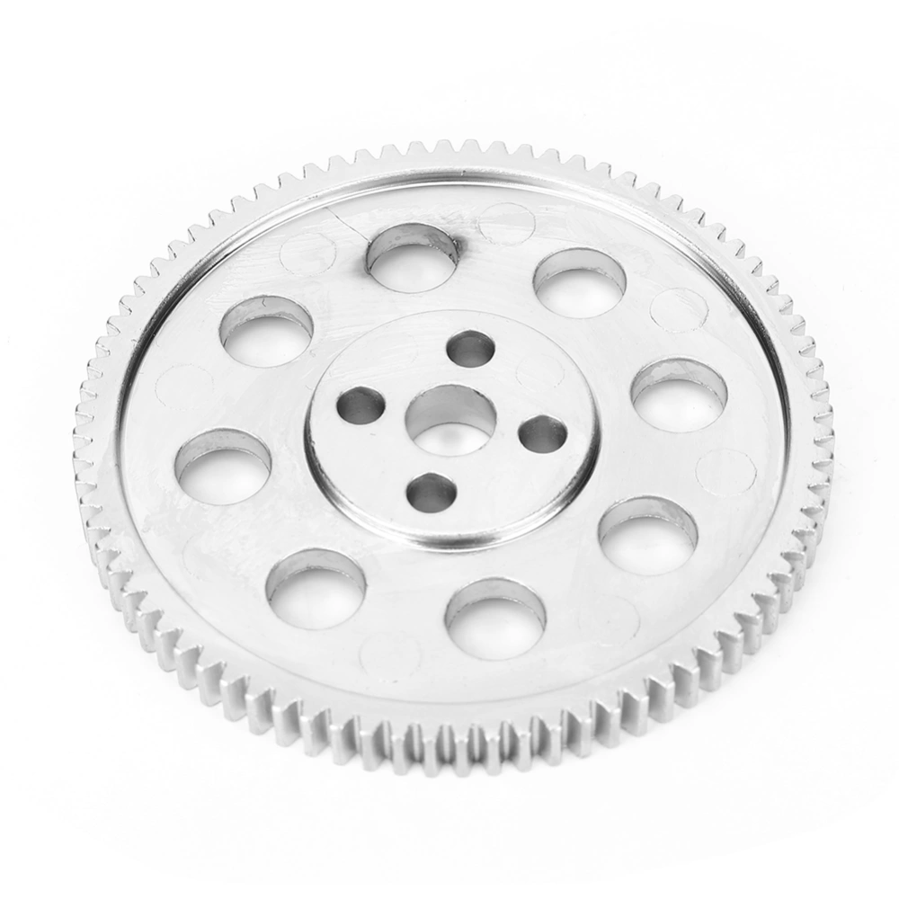 Round Hole Gear 80 Teeth High Accuracy Zinc Alloy Industrial Robot Parts 65.5mm Outer Diameter