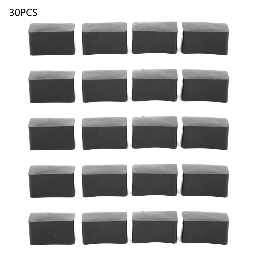 30Pcs Rubber Foot Cover Rectangle Thickened Non-Slip for 2040 Industrial Aluminum Profiles