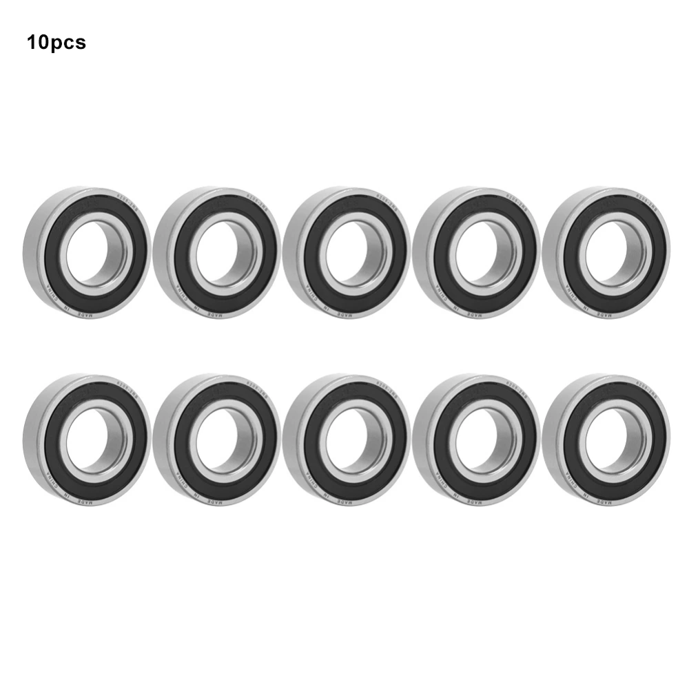 10pcs 6205-2RS Ball Bearing Double-sided Rubber Sealed Bearing 25x52x15mm