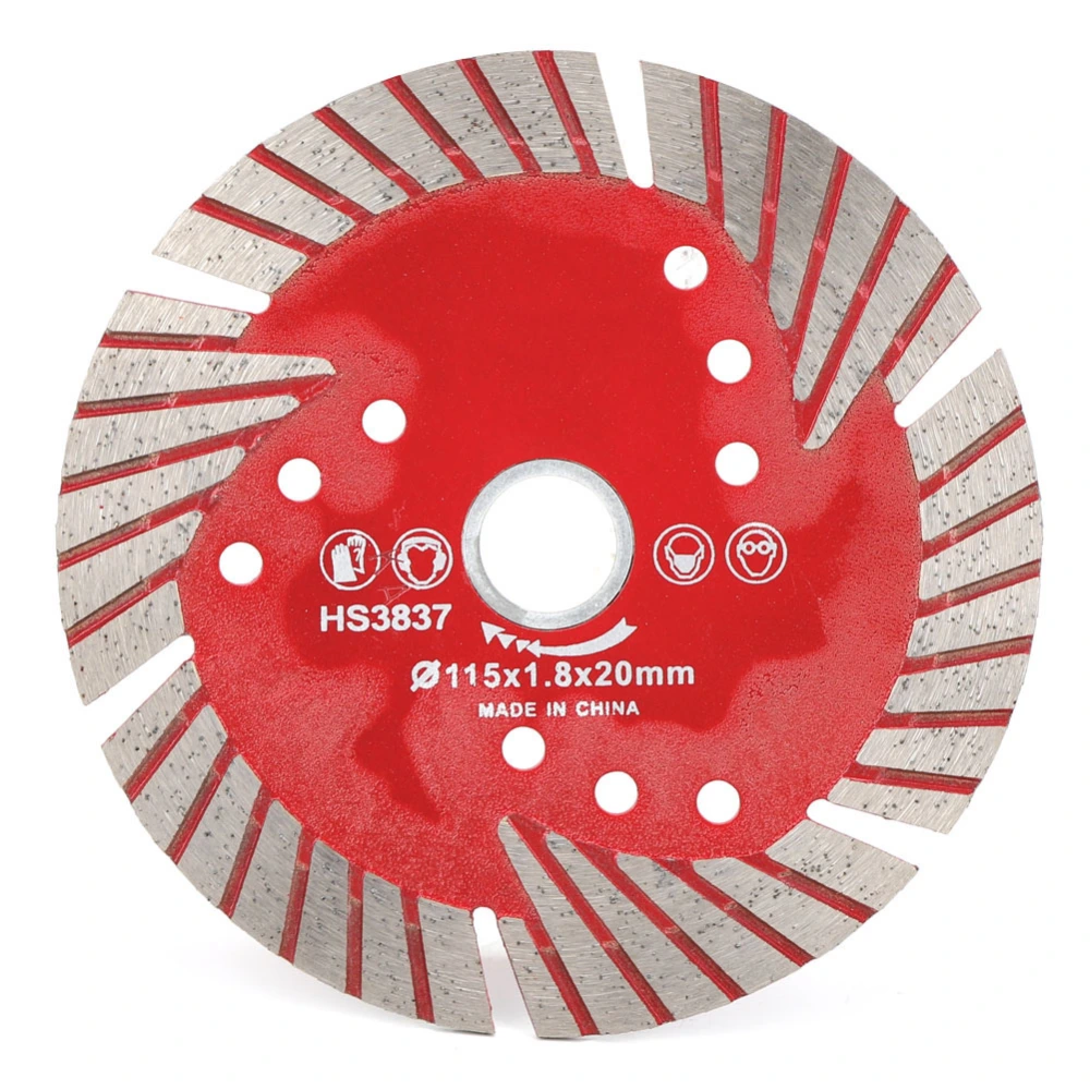 Circular Saw Blade Red Diamond Ceramic Tile Cutting Disc for Home Decoration 115x1.8x20mm