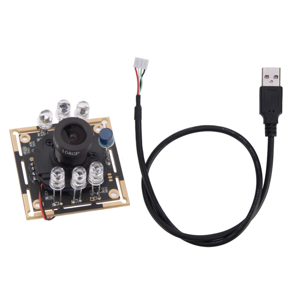 USB Camera Module Board OV9732 Chip IR CUT Infrared Face Recognition 1280x720 30fps 72°