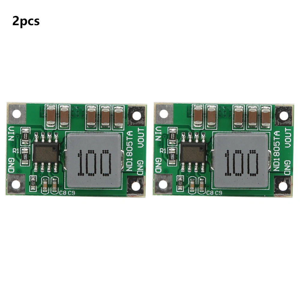 2Pcs Step Down Module 5-18V to 3/3.3v 3.7/4.2v 5v 6V Motor Buck Converter ND1805TA(5-18V to 3V )