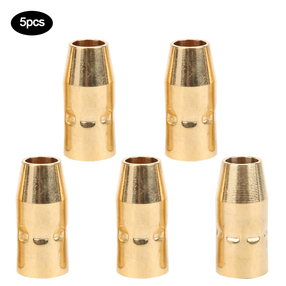 5Pcs Welding Gun Nozzle Thickened Brass Replacement Kit for H10/M100/M150