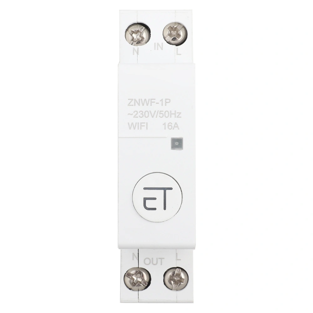 Intelligent WIFI Circuit Breaker Remote Control Switch for Distribution Box 1P AC230V IP20