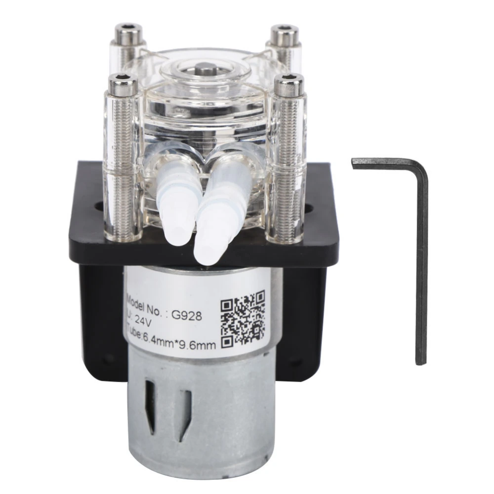 Peristaltic Pump High Quality Large Flow Corrosion Resistant with Transparent PC Head 500mL/min 24V