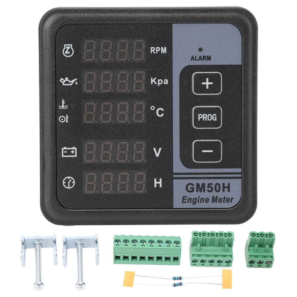 Generator Panel Digital Meter Multifunctional Generator Panel for Diesel Engine Monitor