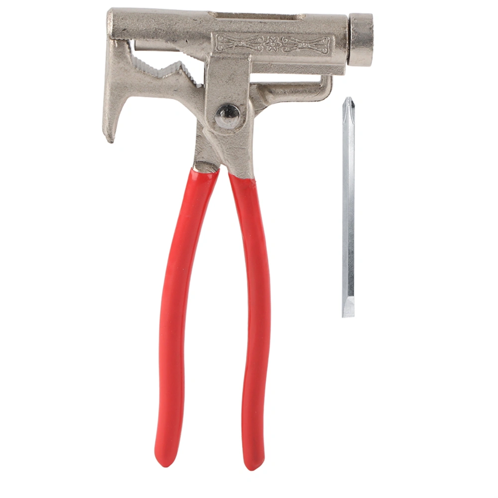 Universal Hammer MultiFunction Pipe Wrench Screwdriver Soft Rubber Handle Hand Tool