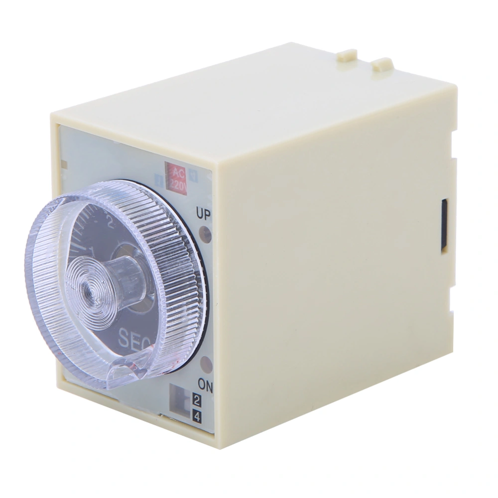 Delay Timer Time Relay Adjustable Knob High Quality Alloy Contact PC Shell ST3PA C AC220V 50/60Hz