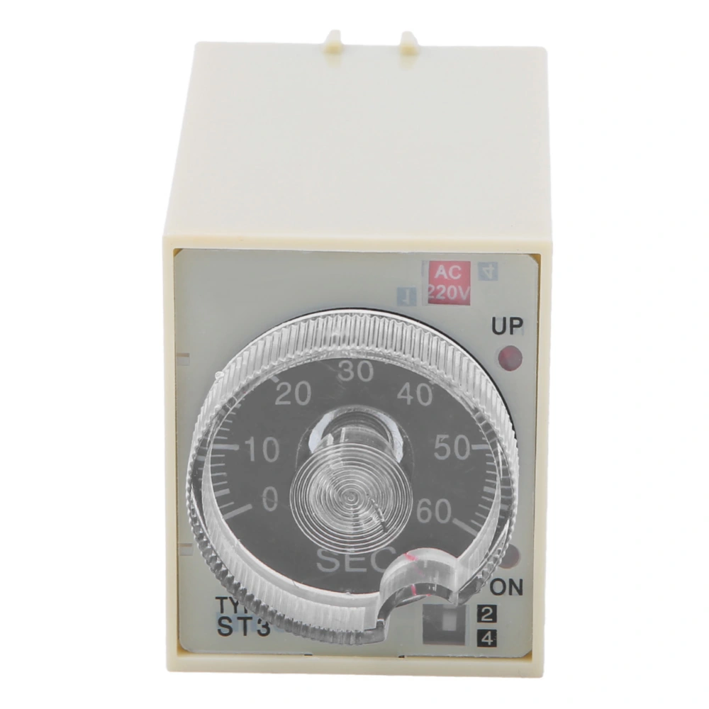 Delay Timer Time Relay Adjustable Knob High Quality PC Shell ST3PA E AC220V 50/60Hz