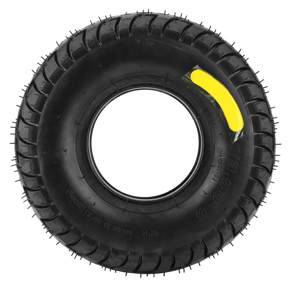 Rubber Outer Tire Wheel Good Elasticity for Inflatable Tool Cart Trolley 4.10/3.50-5 12in/ 4.10/3.50-4 10in4.10/3.50-5 12in