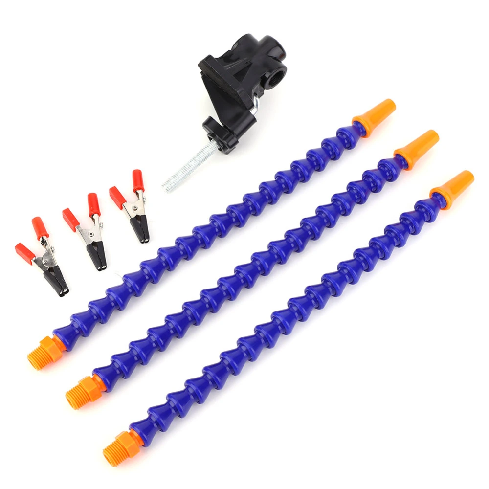 Flexible 3 Arms Soldering Holder Blue Multifunctional for Circuit Board Repairing and Fixing