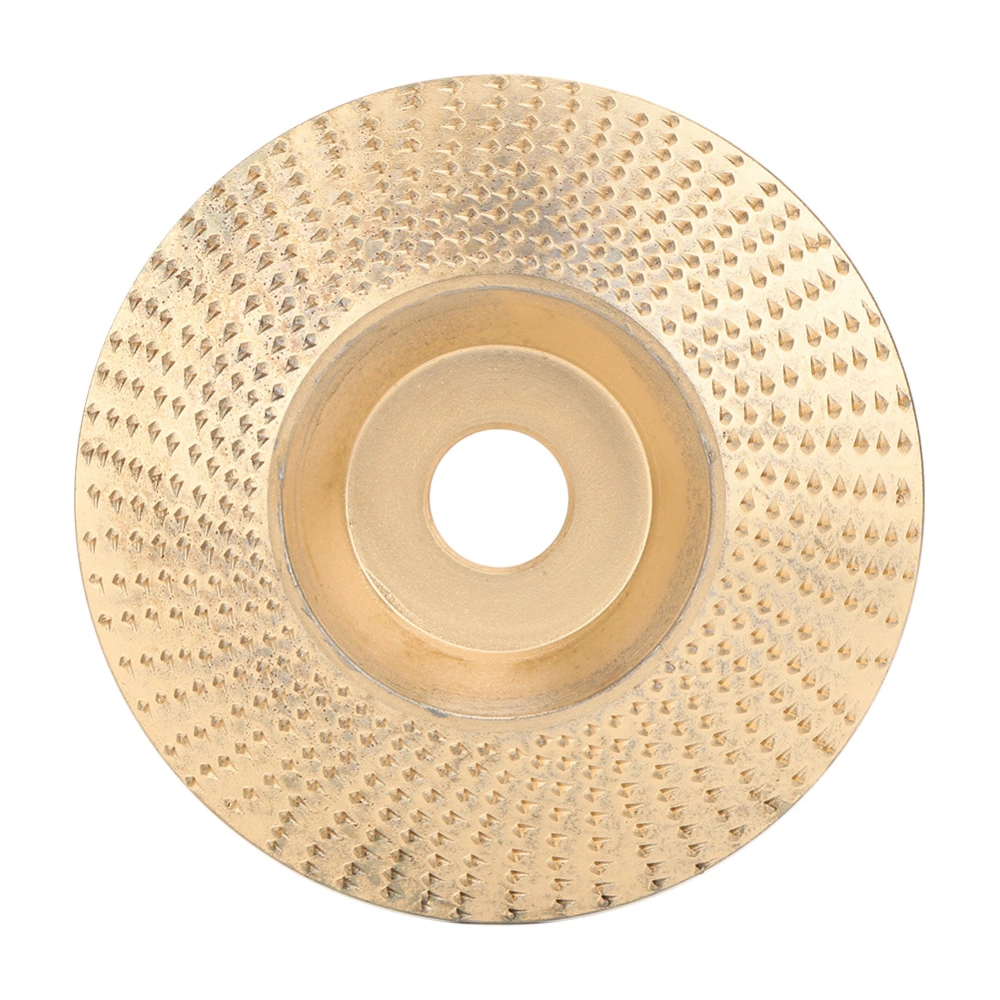 Sanding Carving Shaping Disc High Speed Steel Woodworking Polishing Wheel for Angle Grinder 100mmGolden