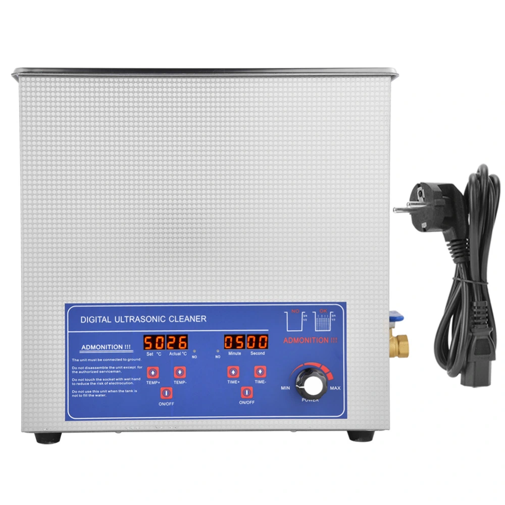 50AL 14L Digital Display Ultrasonic Cleaner Ultrasonic Cleaning Washing Machine 40KHzEU Plug 220V