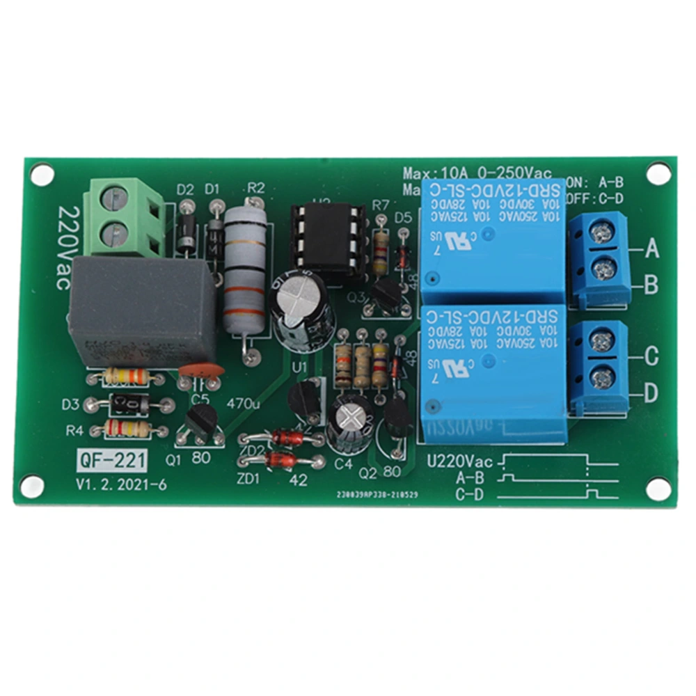 Mains Electricity Back On/Failure Auxiliary Switching Control Module