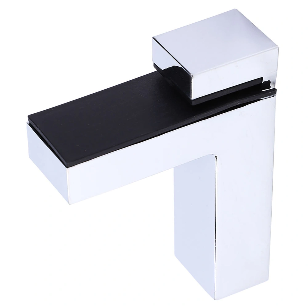 Thickened Clamp Glass Shelf Zinc Alloy Adjustable F Type Board Hardware FittingsGlossy