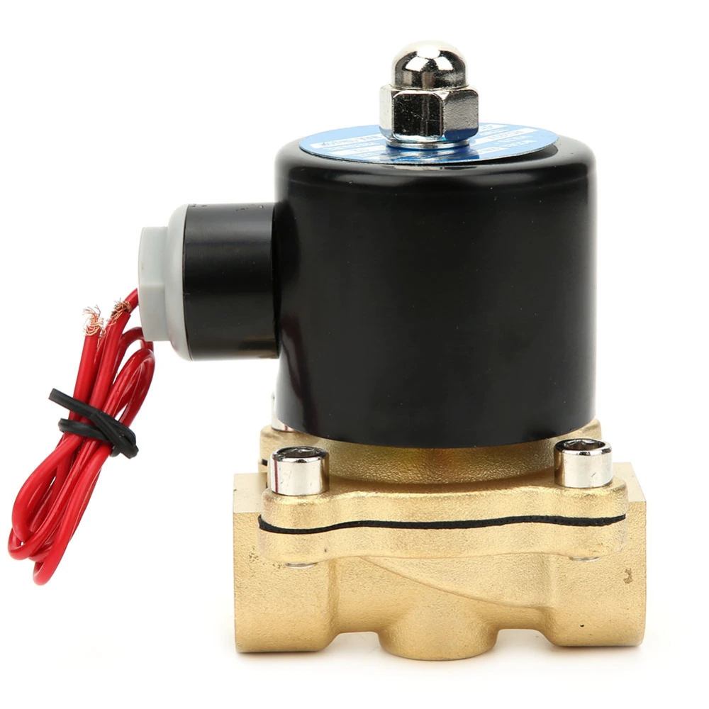 2W160-15 Normally Closed Solenoid Valve G1/2 BSPP Female Thread Brass Solenoid Valve2W-160-15 24V