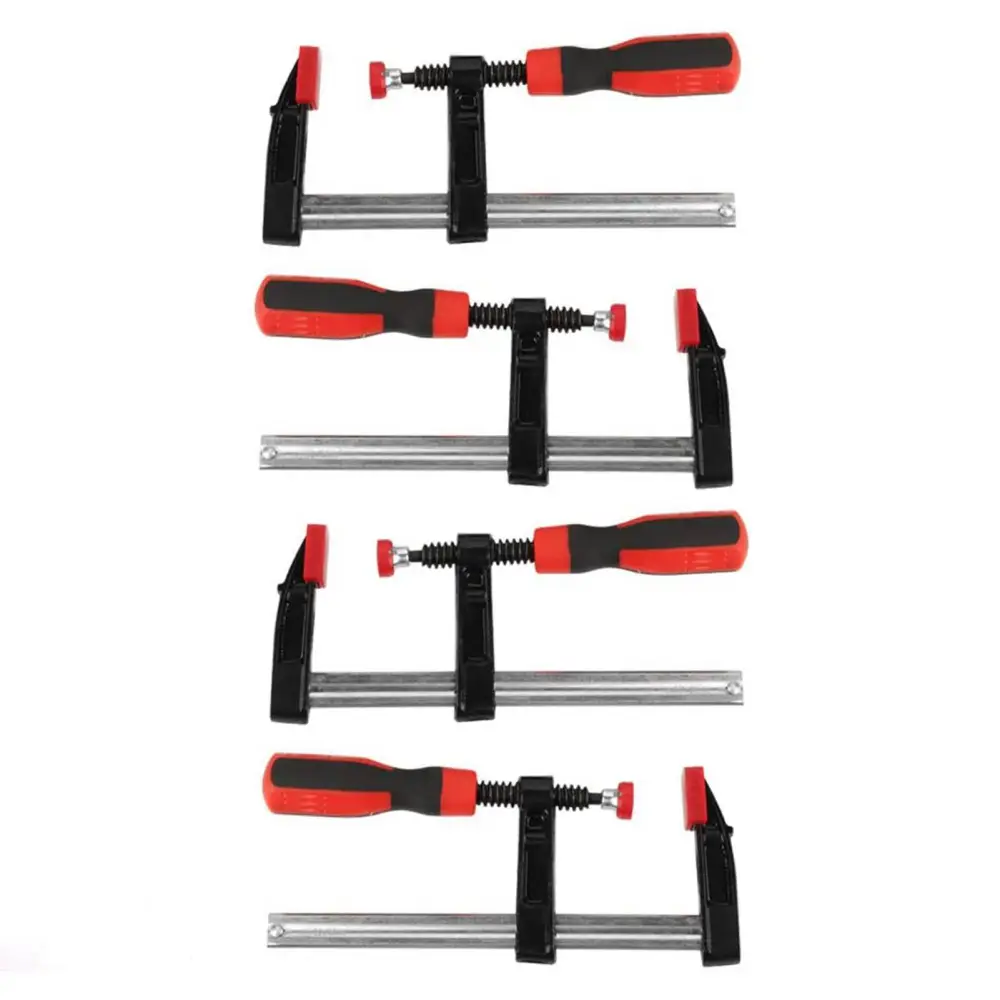 4Pcs Heavy Duty F Clamps Woodworking Bar Clips Quick Slide DIY Hand Tool Kit 50*150mm