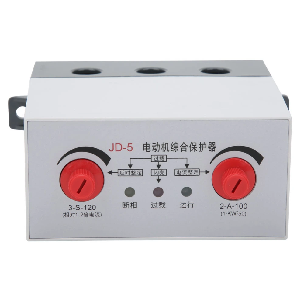 BERM JD-5 Motor Integrated Protector Overload Stall Phase Loss Protection Relay AC380V 2-100A