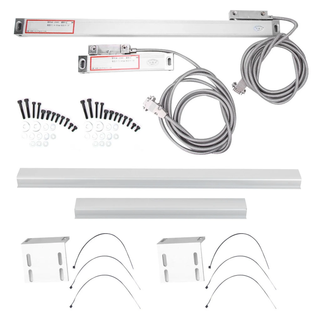 2PCS High Precision DRO Linear Scales for JCS9002Ae JCS9003AE Digital Readout(300+500mm )