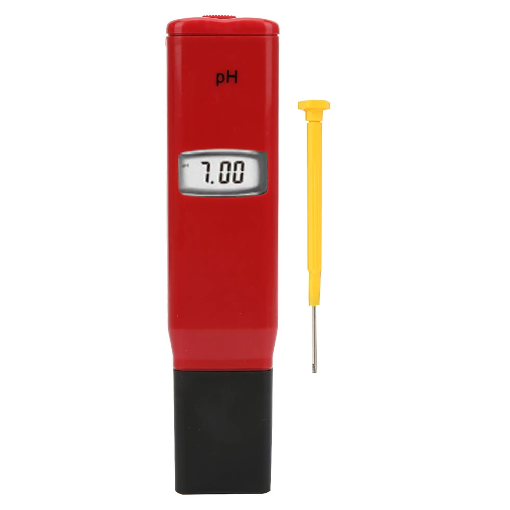 Portable Compact PH Meter Waterproof Drop Resistance pH Value Tester Testing Tool