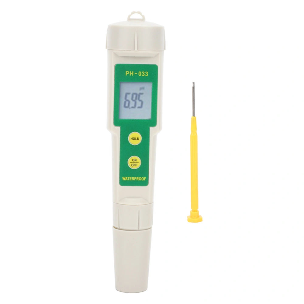 PH-033 Portable Pen Type Waterproof Digital PH Tester Monitor Meter Detector