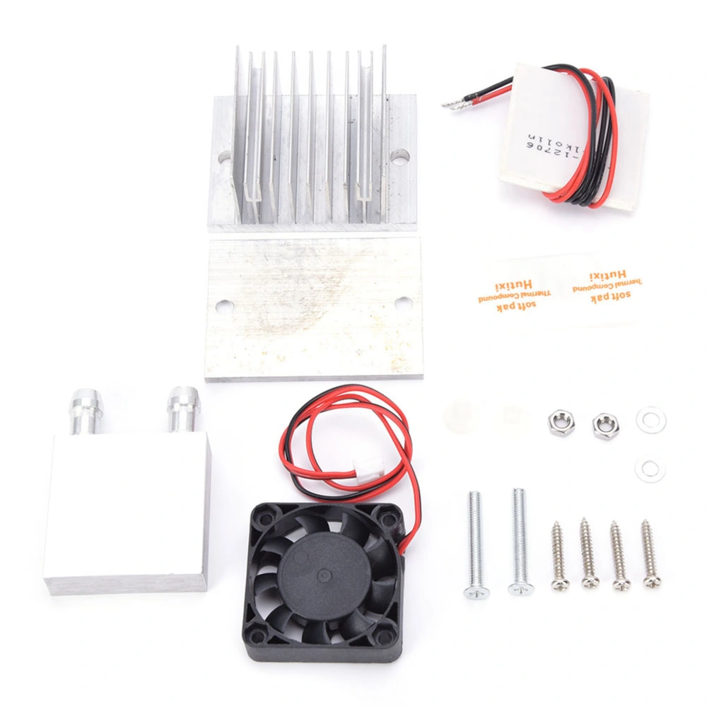 TEC1‑12706 Heat Sink Thermal Electric Cooler Module 70W Water Cooling System Kit