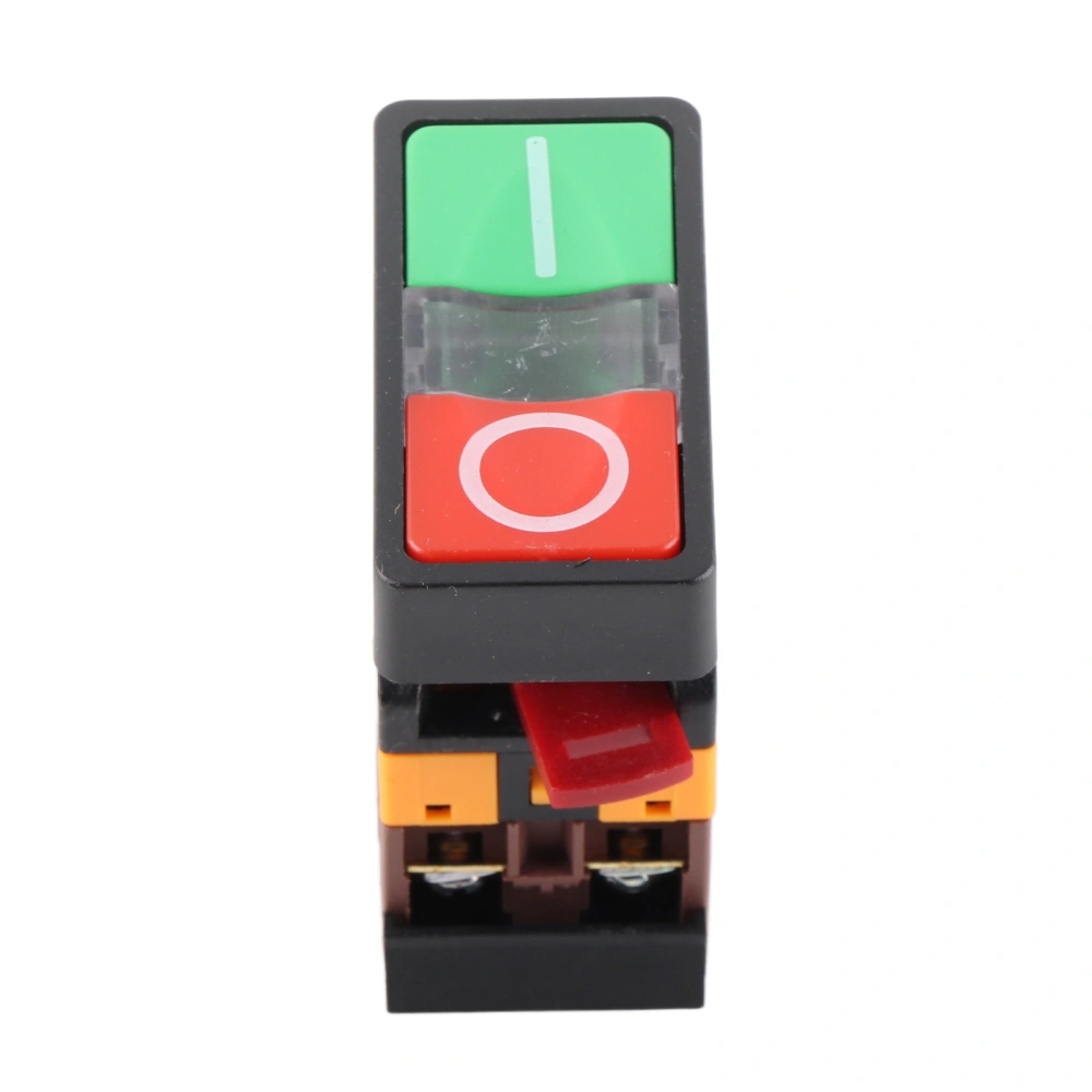 AS‑22N Double Push Button Switch with LED Light NoNC On Off Momentary Button(24VDC )