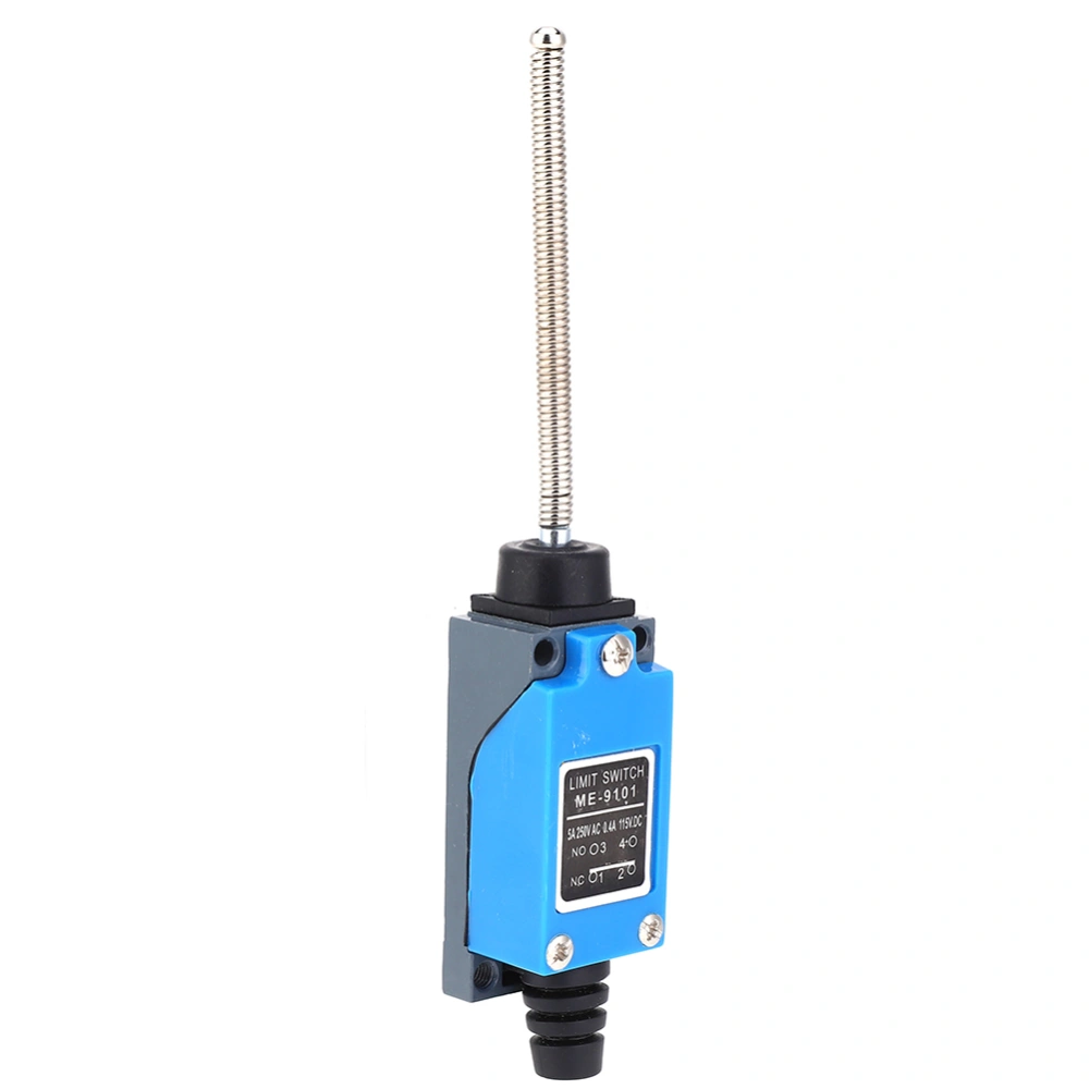 ME-9101 Limit Switch 250VAC 50~60Hz 115VDC Adjustable Roller Lever Micro Switch 17.3 x 2.7 x 2.4cm