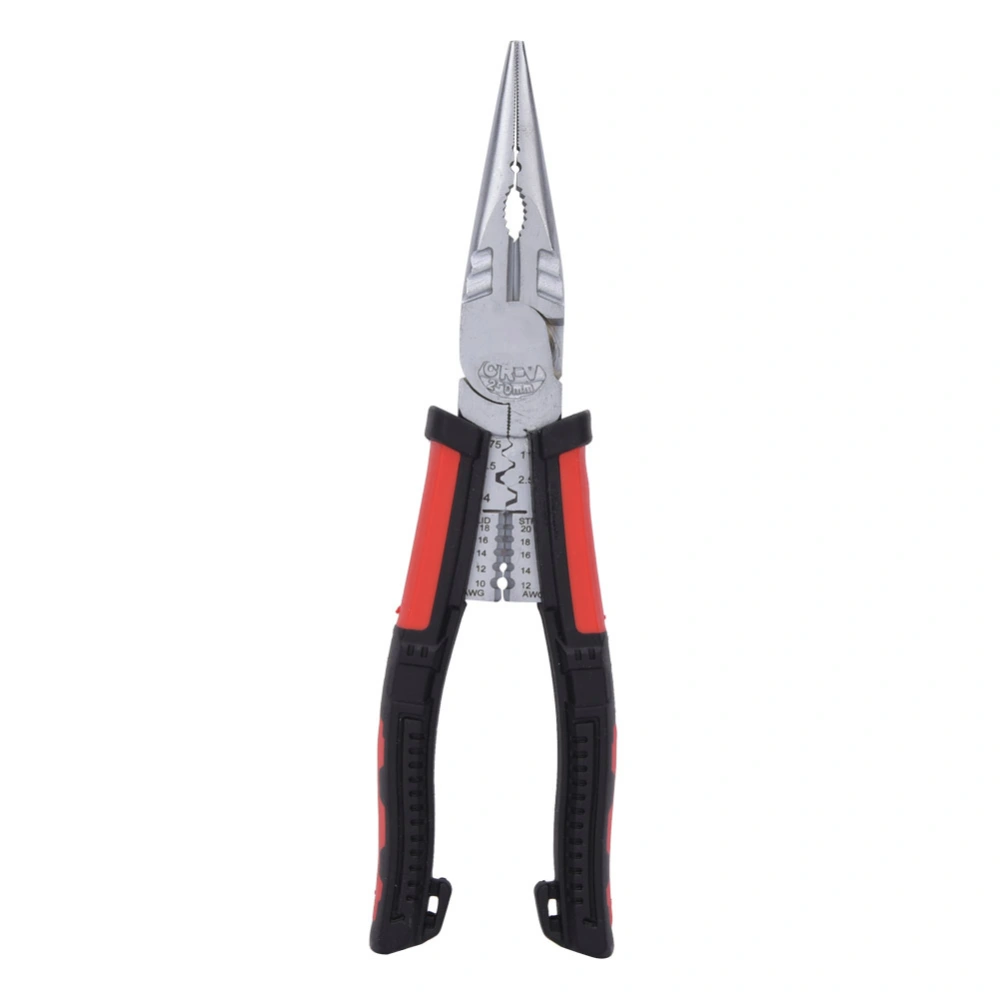 7 in 1 Needle Nose Pliers Multifunctional Chrome Vanadium Alloy Steel Wire Stripping Hand Tool