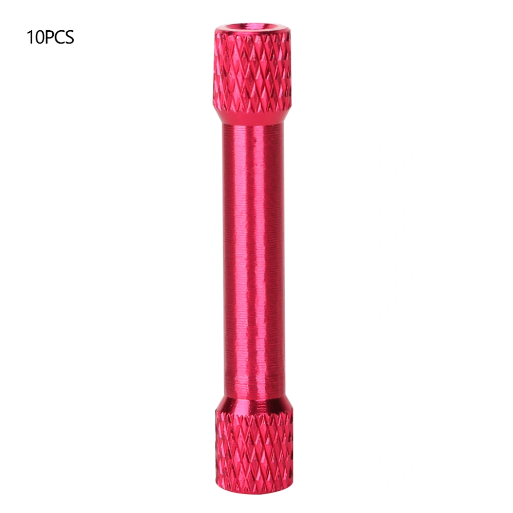 10 Pcs Standoff M3x35mm Anodized Aluminum Alloy Internal Thread Column Spacer for DronePeach