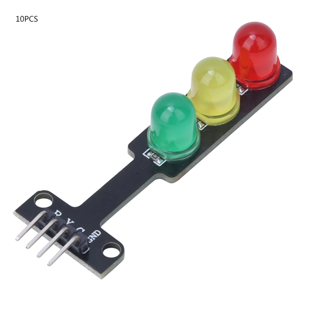 10 Pcs Traffic Light Module Normal Brightness Digital Separate Control Lamp 5V