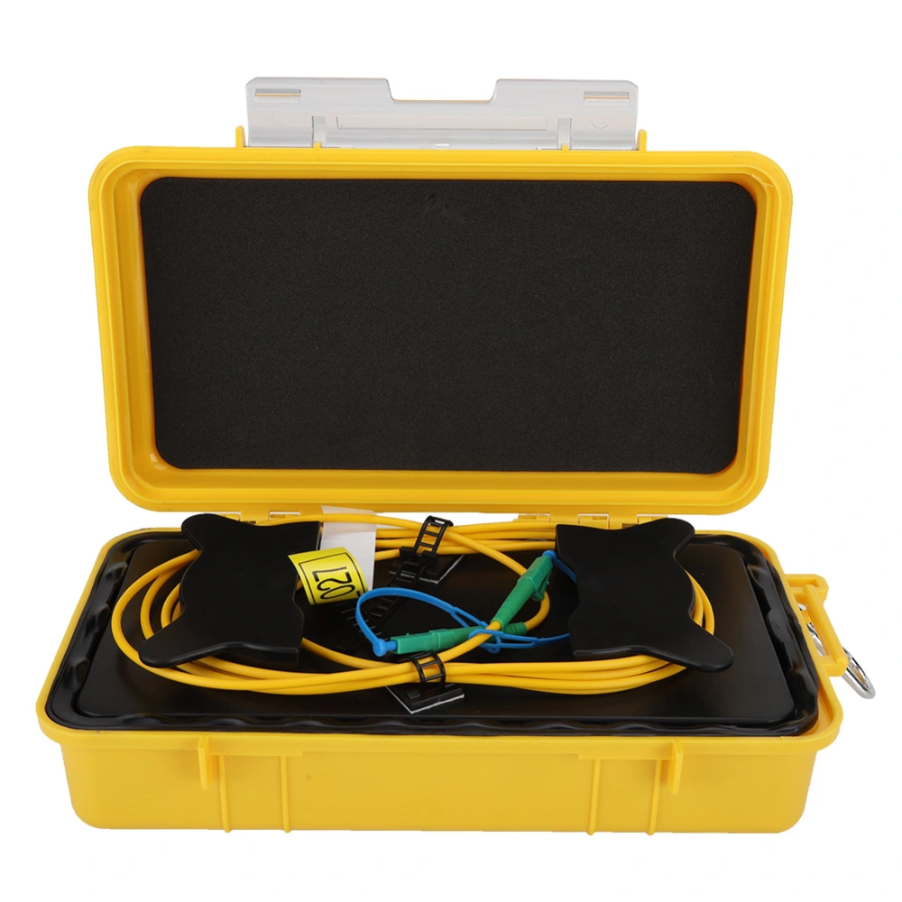 Fiber Optic OTDR Launch Cable Box Dead Zone Eliminator Fiber Ring Lc APC Lc APC SM 1km