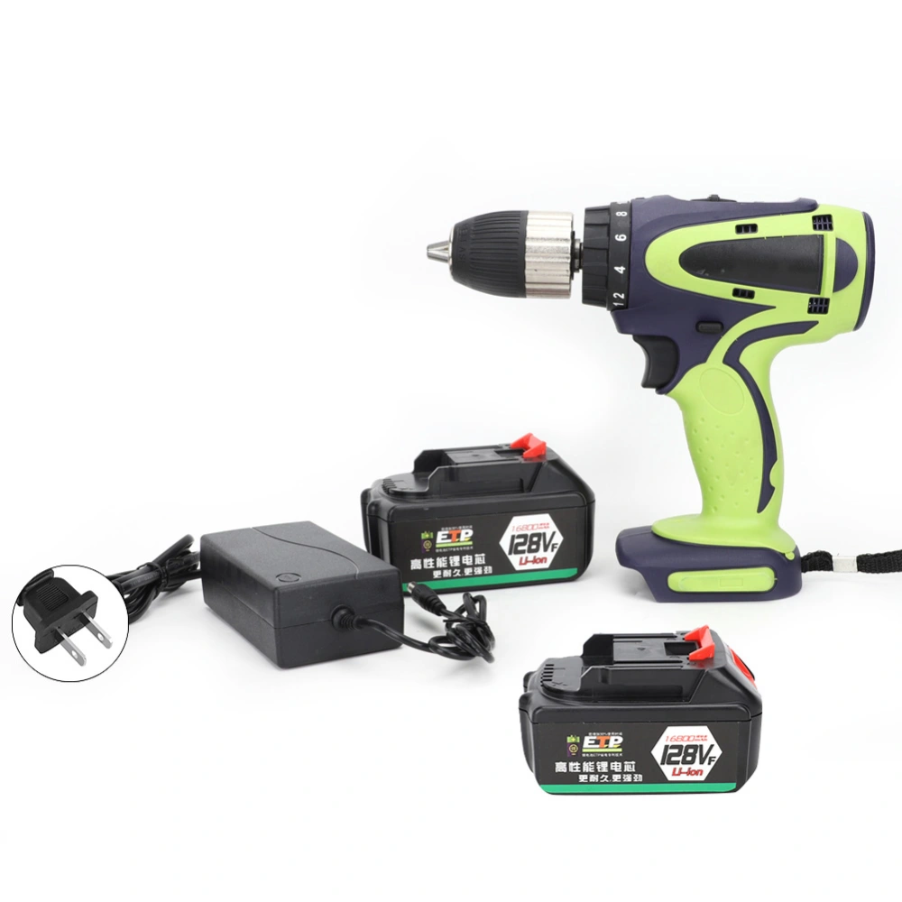 250W 21V Li Ion Cordless Drill Rechargeable Electric Screwdriver (2 Battery )