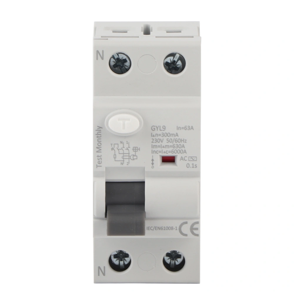 GYL9 Circuit Breaker 2P 50/60Hz IP20 Electric Leaking Protector Current Circuit Breaker