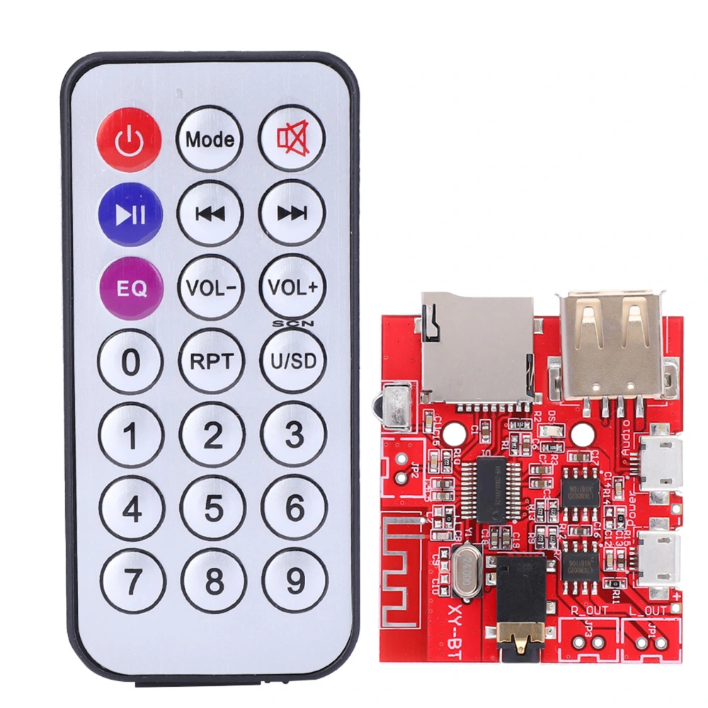 Bluetooth 4.1 MP3 Decoding Board Car Speaker Refit with Remote Control