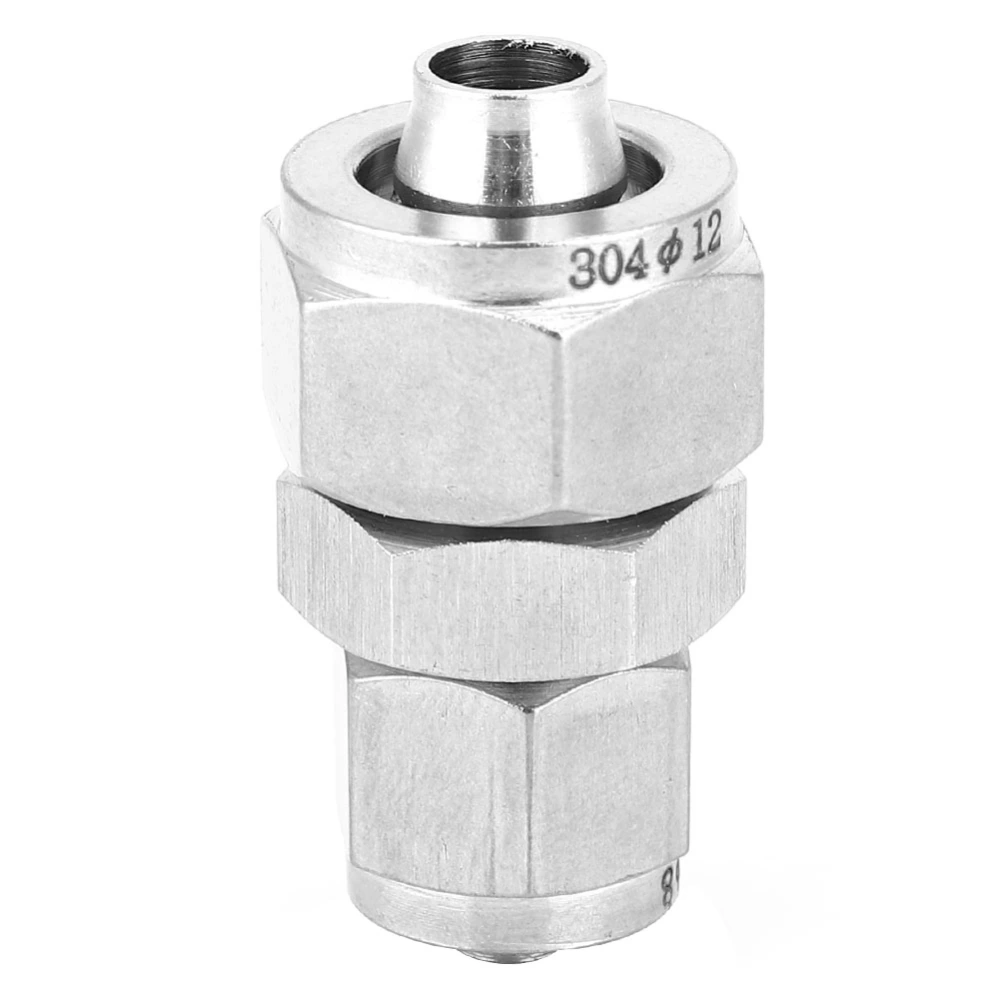 Reducer Union Straight Type Stainless Steel Air Quick Twist Fitting Pneumatic Connector 8‑6mm/10‑8mm/12‑8mm