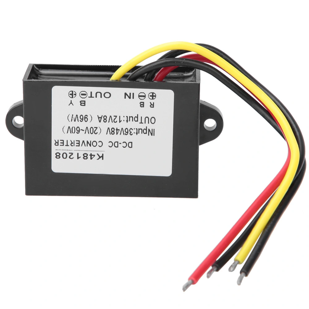 Voltage Converter Reducer DCDC 36V48V to 12V 8A Power Supply Module Buck Transformer(GYVRM-K481208 )