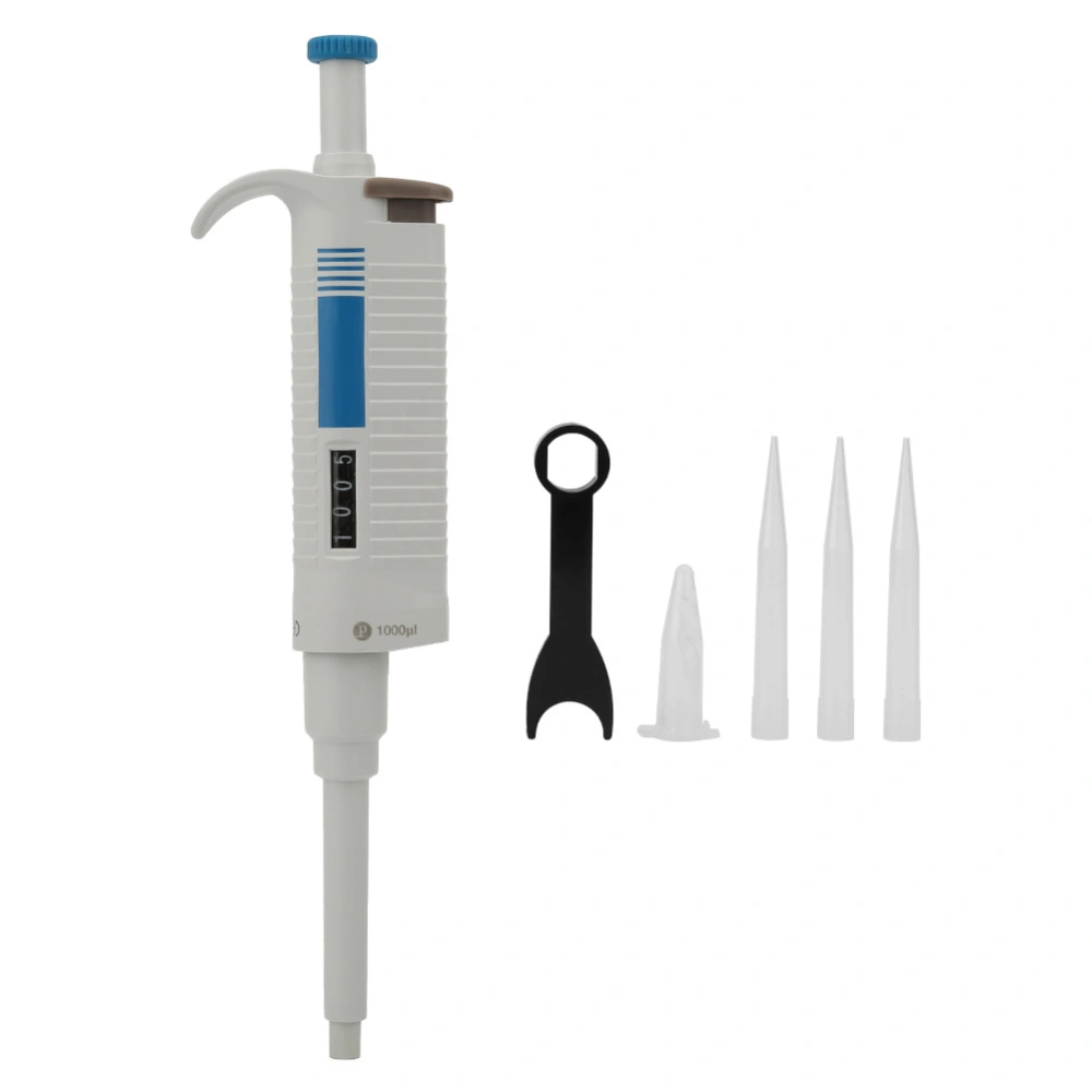 P1000 Manual Single Channel Adjustable Laboratory Sterilize Micro Pipette Pipettor 100-1000μl