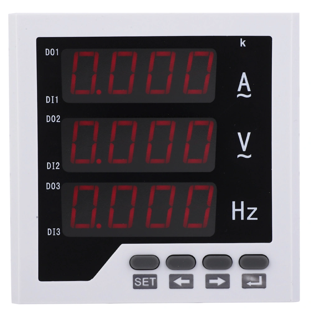 DDM-AVF96 Single Phase Meter Current Voltage Frequency Combined Meter 220VAC