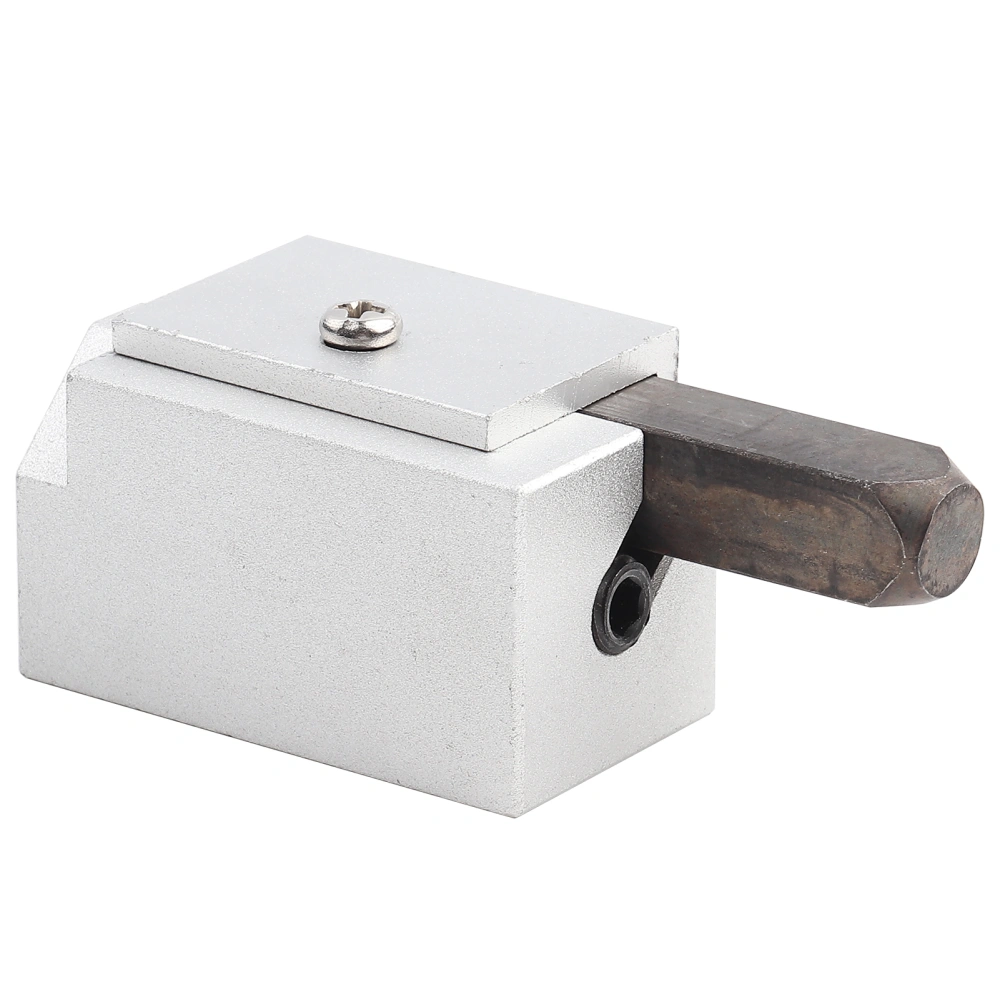 Aluminium Alloy Square Embedded Hinge Door Lock Groove Angle Chisel Woodworking Tool