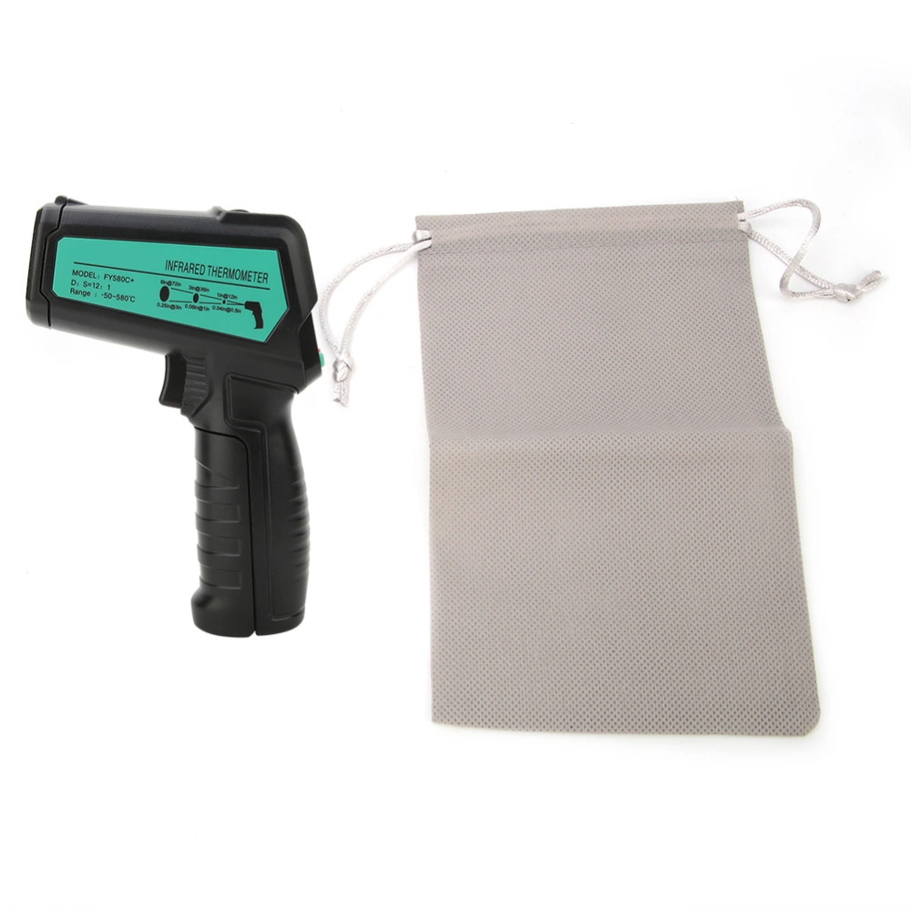 Digital LCD Temperature Tester Infrared Thermometer Gun Sensor Handheld Monitor -50℃-580℃