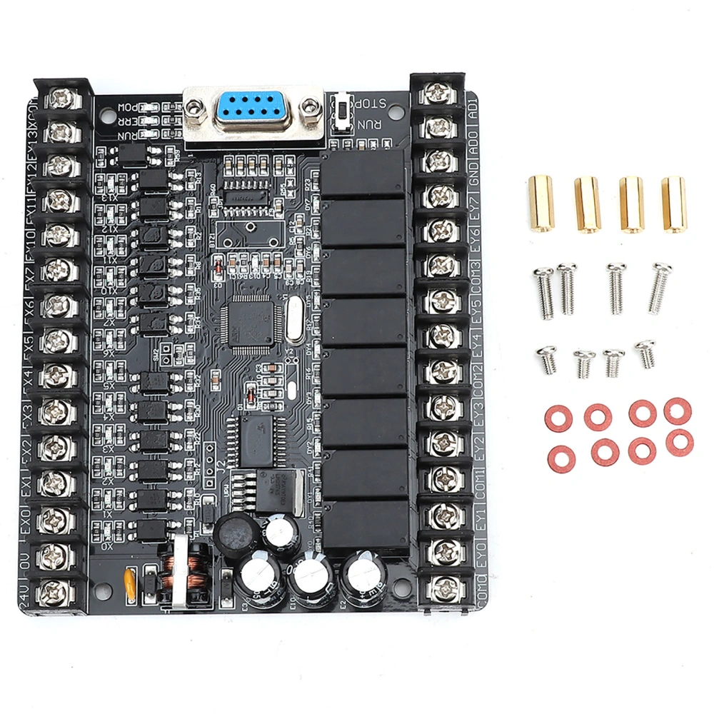 PLC Industrial Control Board FX1N-20MR Online Download Monitor Programmable Controller (Type A)