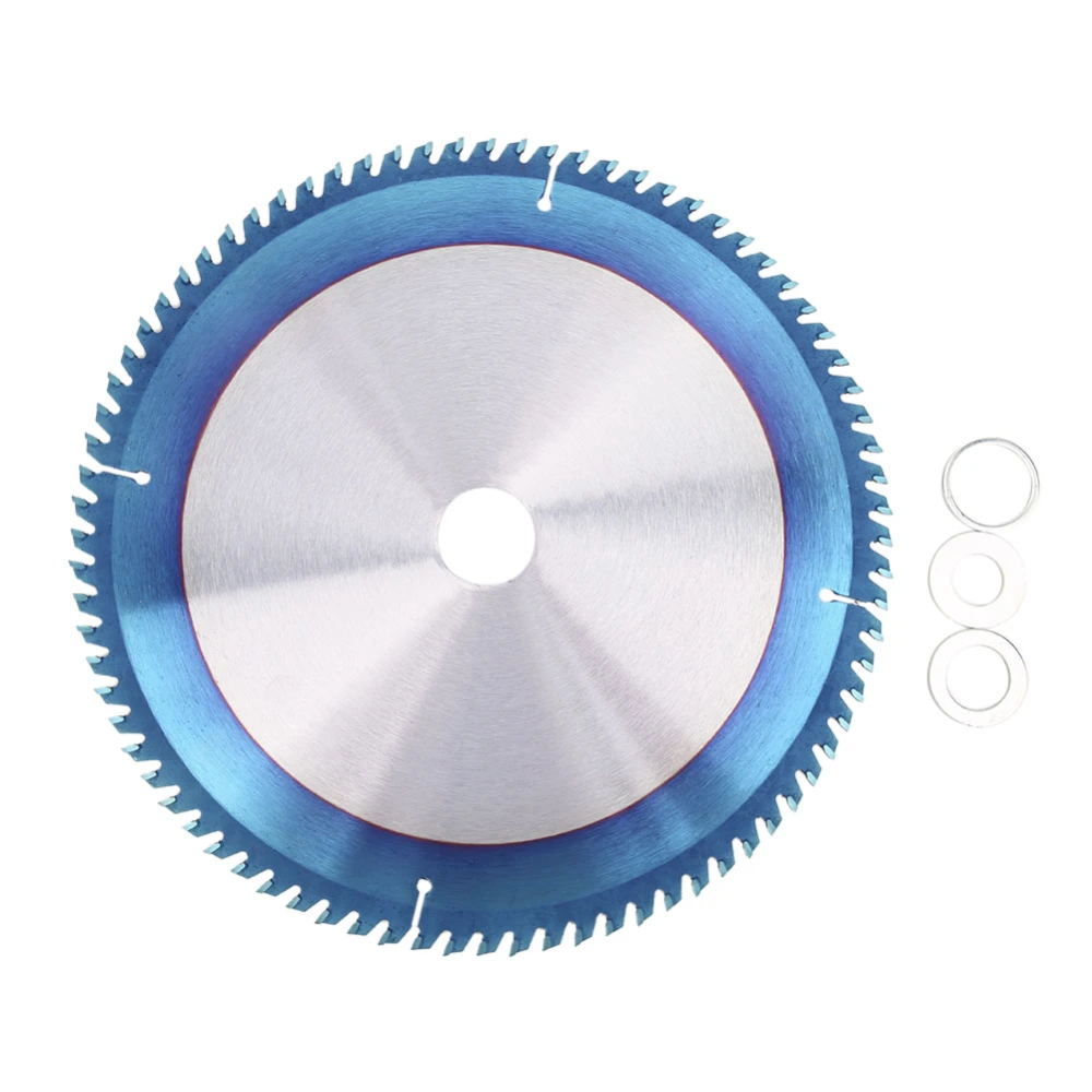 Blue Coatig Circular Saw Blade Wood Cutting Blade Disc for Angle Grinder (250*2.8*30*80T)