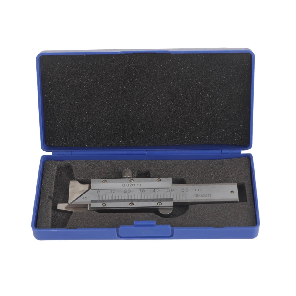 Chamfer Gage Chamfering Ruler Chamfered Vernier Caliper Stainless Steel Caliper 0-50mm