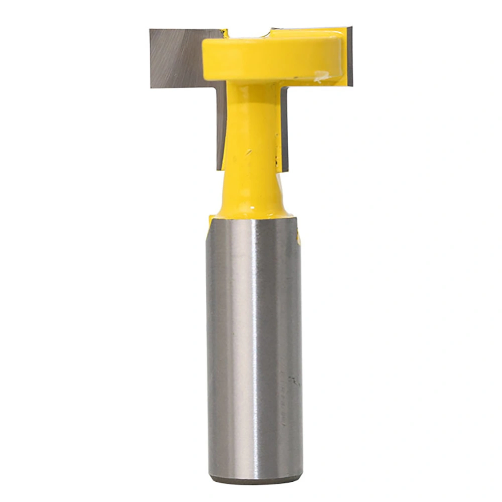 T Slot Cutter 1/2in Shank Straight T Track Slotting Router Bit for Woodworking